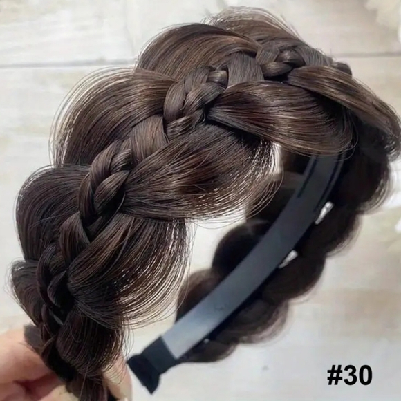 Accessories - Brown Braided Headband